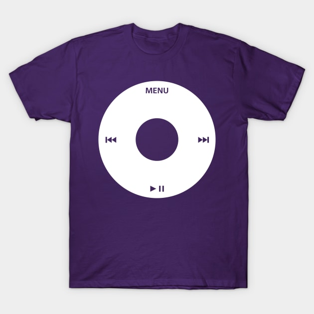 iPod Click Wheel (White) T-Shirt by Wyoming Enjoyer 🤠🐴🌄